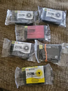 Epson 252 Patrone Neu Original Schwarz 252XL Versiegelt Set OEM Patronen CMYK 2026  - Bild 1 von 5