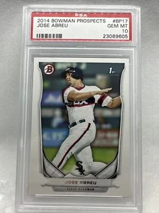2014 Bowman Prospects 1st #BP17 Jose Abreu Gem Mint PSA 10 - Picture 1 of 2