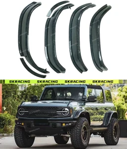 Kits de arco de rueda con llamaradas de guardabarros extra anchas de carbono forjado para Ford Bronco 2021-2024 - Imagen 1 de 11