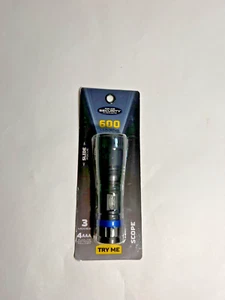 Handheld Police Security 5" Flashlight Scope 600 Lumens Slide Focus #98699 - Picture 1 of 5