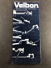 Velbon Photo / Video Tripods & Accessories Catalog Booklet Pamphlet Vintage