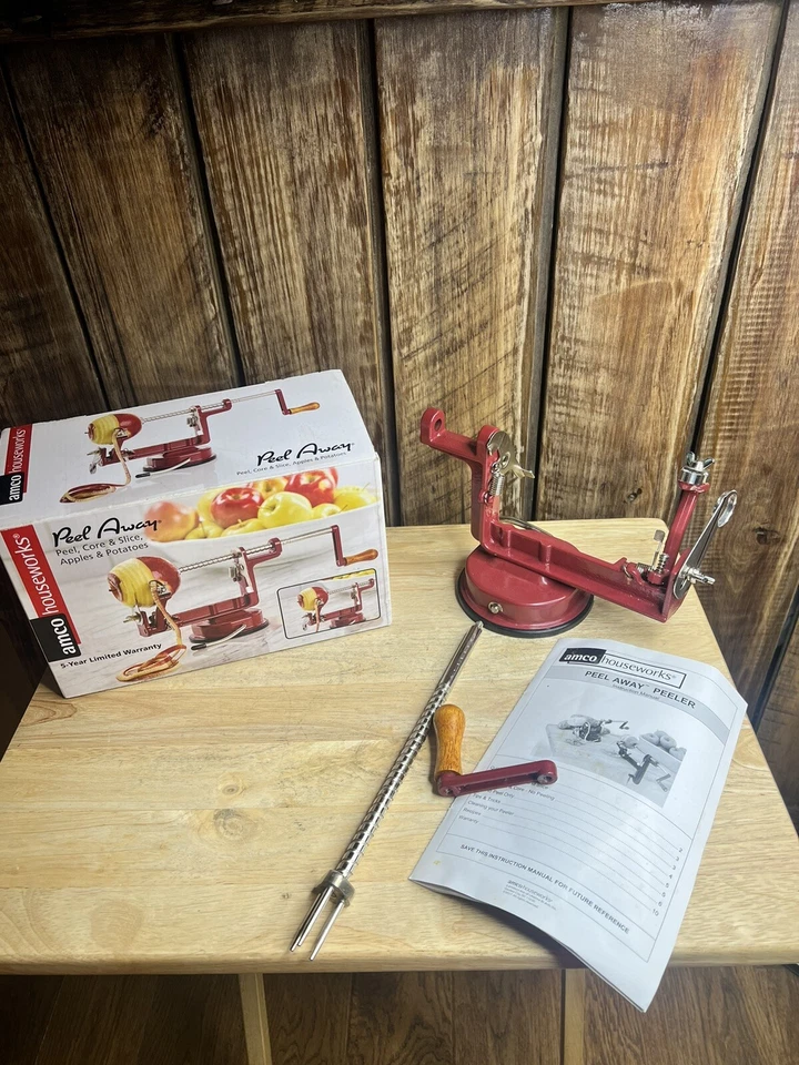 Amco A505, pelar cáscara, núcleo y rodaja, manzanas y patatas Foto 1 de 4