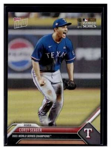 2023 Topps Now World Series Champions Set #WS-7 Corey Seager Image Variation (A) - Picture 1 of 2