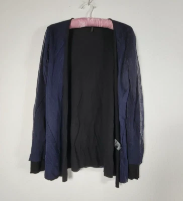 Rag & Bone Women’s Merino Wool Lining Layered Button Cardigan Sweater XS Blue - Image 1 of 4