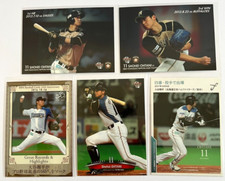 Shohei Ohtani 2014 2017 2020 BBM Card Set of 5 Hokkaido Nippon Ham Fighter