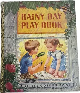 Rainy Day Play Book- A Little Golden Book 1951 Edition A - Imagen 1 de 5