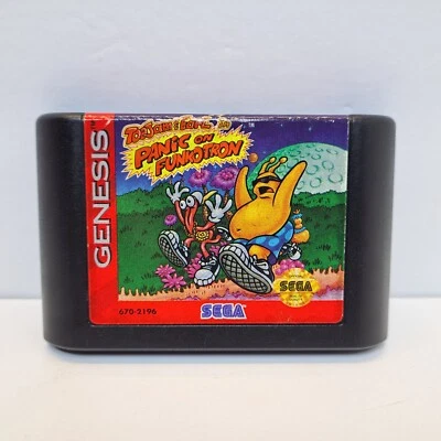 ToeJam & Earl in Panic on Funkotron (SEGA Genesis, 1993) TESTED Authentic WORKS - Image 1 of 4