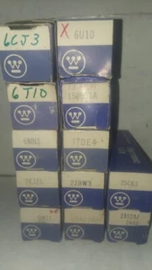 Westinghouse Electron Tube 12 Tube Lot - Picture 1 of 4