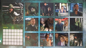 Arrow CW TV Show 2017 Calendar - Paul Blackthorne - DC Comics - Picture 1 of 3