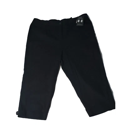 Pantalón de vestir Studio Works negro tiro medio pierna recta talla 16p corto #01 Foto 1 de 4