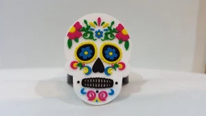 Day of the Dead, Dia De Muertos Mexican Sugar Skull Scout Guide Woggle Halloween - Picture 1 of 2