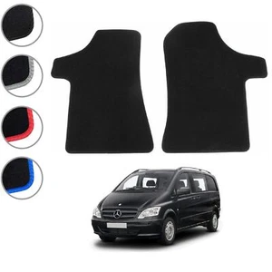 Floor Mats for Mercedes Vito 2003-2014 W639 Tailored Carpet Colour Trim Van Mat - Picture 1 of 37