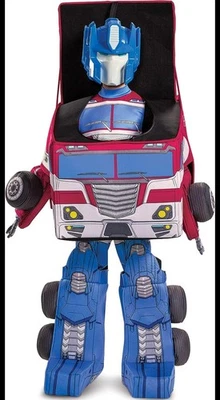 Optimus Prime Converting Transformers Deluxe Fancy Dress Halloween Child Costume - Image 1 of 4
