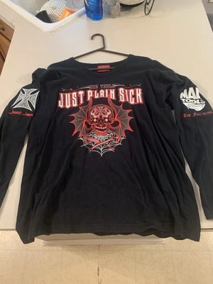 Raro Jesse James West Coast Choppers Mac Tools Hombre Manga Larga Top Fuel Team Foto 1 de 4