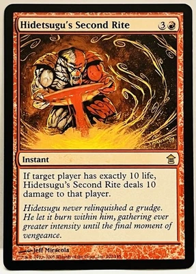 Hidetsugu's Second Rite -#102-MTG- Saviors of Kamigawa-Regular-NM - Image 1 of 2