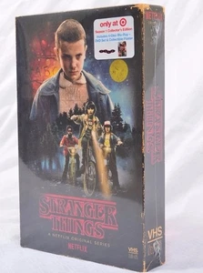 Stranger Things Season 1  Blu-Ray + DVD Target Exclusive VHS Collector Edition - Picture 1 of 2