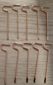 Confezione 10 Chiavi Emergenza Porta Bagno Camera Da Letto Per Kwikset Interni Leve E Pomelli - Foto 1 di 2