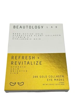 Beautology Lab 5 Pairs 24k Gold Collagen Eye Masks Ex23 - Image 1 of 3
