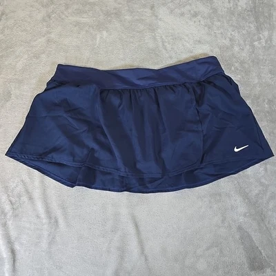 Nike Womens Swim Skirt Navy Blue Boardskirt Swimwear Sportswear Zipper Pocket - Image 1 of 4