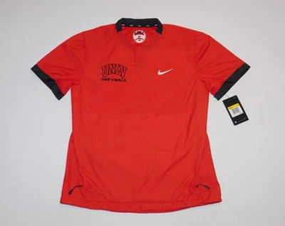 UNLV Rebels Softball Authentic Team Issued Nike Windbreaker Pullover Jacket Sm - Image 1 of 3
