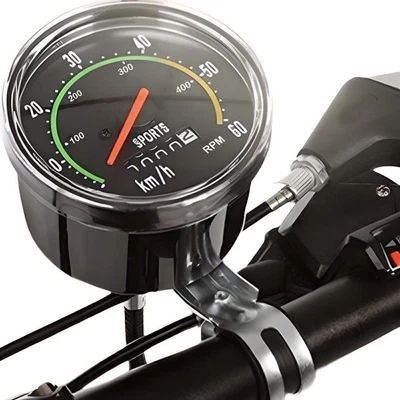 New Waterproof Bicycle Bike Speedometer Analog Mechanical Odometer With Hardware - Image 1 of 4