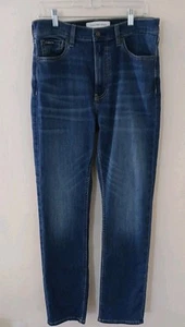 Calvin Klein Men's 5 Pocket Style Slim Fit Straight Jeans, Mid Blue Wash, 32x32 - Picture 1 of 4