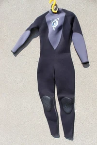 Harvey’s Titanium Tech Wetsuit For Extreme Diving Black & Gray 2 Piece USA SZ M - Picture 1 of 12