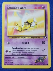 Pokemon - Sabrina's Abra - 93/132 - 2000 Gym Challenge [Vintage] - Picture 1 of 1