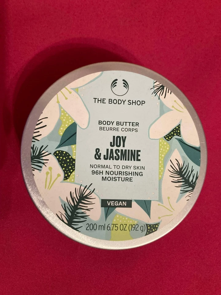 THE BODY SHOP Joy & Jasmine Body Butter Edición LTD - RARO - VEGANO - *VENDEDOR DE EE. UU. Foto 1 de 1