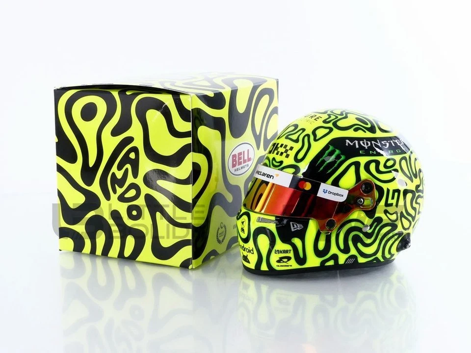 MINI HELMET 1/2 - CASQUE LANDO NORRIS - MCLAREN 2025 4100416 - Imagen 1 de 1