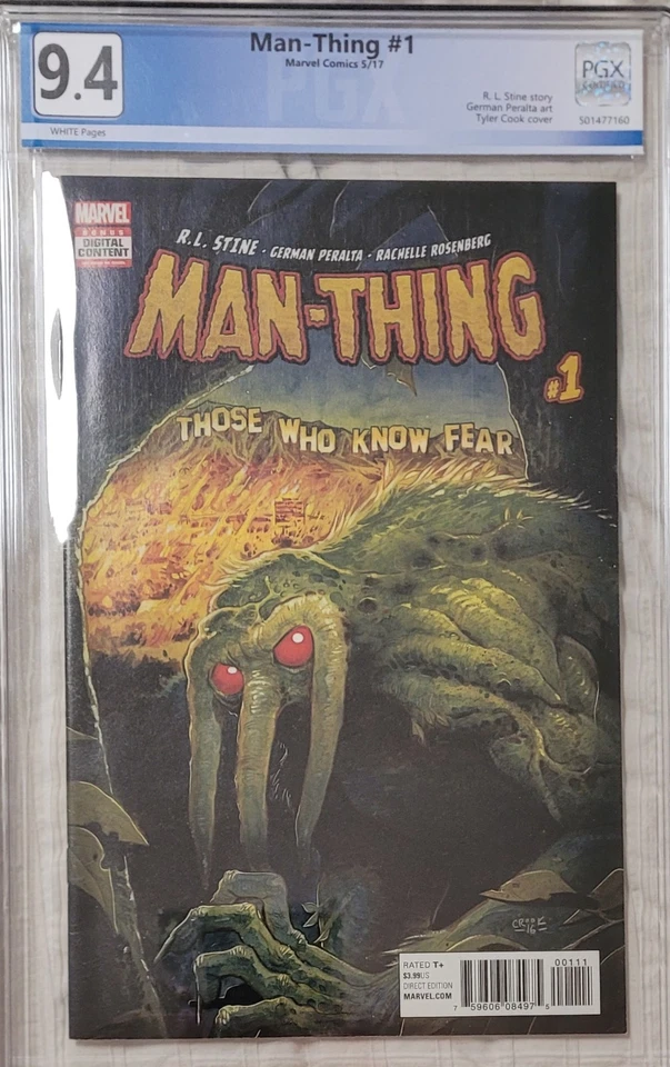 Man-Thing #1 Tyler Crook Cover (Marvel Comics May 2017)