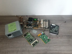 Płyta główna vintage P2/370A REV. 1.0 + zasilacz + karta graficzna + karta dźwiękowa + HDD - Zdjęcie 1 z 13