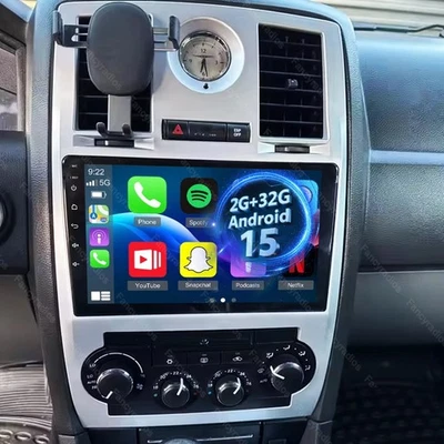 CarPlay Para Chrysler 300C 300 2004-2007 Android 15 Radio Estéreo Coche WIFI GPS RDS Foto 1 de 4