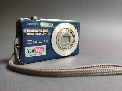 Casio Digital Camera Exilim EX-S10 12.1MP Blue Tested - Image 1 of 4