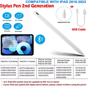NUOVA 1a/2a generazione penna stilo per Apple iPad 6a 7a 8a 9a 10a generazione - Foto 1 di 13