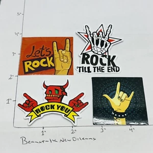 NEW‼ L@t 4‼ Sign of the Horns Devil Hand Rock Vinyl Sticker Decal • w/ Tracking‼ - Picture 1 of 1