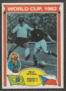 TOPPS - FOOTBALL (ORANGE BACK 1978) - #343 - WORLD CUP 1962 - BRAZIL CZECH - Bild 1 von 2