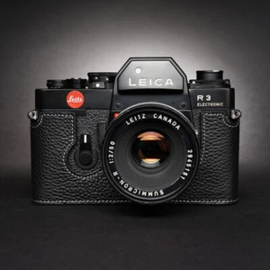 Leica R3 Half Case – Genuine Leather Retro Cover With TP Handmade Insert - Picture 1 of 17