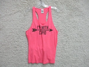 PINK Victorias Secret Tank Top Shirt Small Adult I'm With Cupid Sleeveless Women - Picture 1 of 10