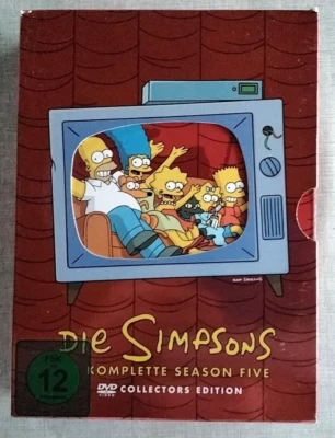 Die Simpsons: Die komplette Season Five Staffel 5 DVD Box Digibox Schuber - Bild 1 von 4