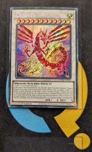 DUNE-EN038 Crimson Dragon Secret Rare 1st Edition YuGiOh - Picture 1 of 3