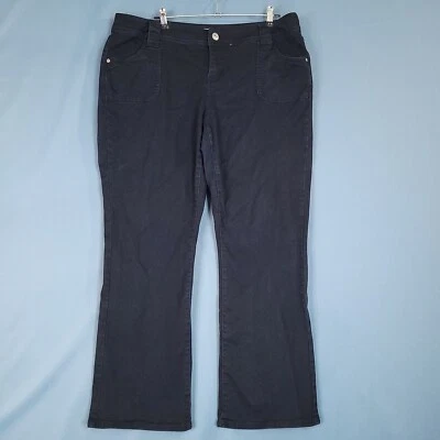 Venezia Women's Casual Pants Straight Black Size 20 Average - Image 1 of 4
