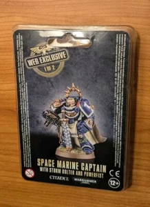 Space Marine Captain Web Exclusivo 1 de 2 warhammer 40k edición limitada - Imagen 1 de 2
