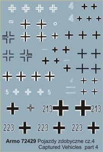 Armo 72429 1/72 Captured vehicles vol.4 (waterslide decal) - Imagen 1 de 4
