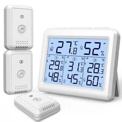 Digital_LCD Indoor Thermometer Hygrometer Room Temperature Humidity(1/3 Sensor) • 38.87£