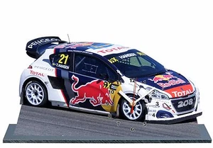 MODELLINO AUTO, HANSEN TIMMY, Rallycross, Barcellona 2017, PEUGEOT 208 con Orologio 01 - Foto 1 di 1