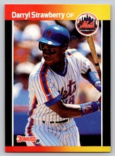1989  Donruss #147 Darryl Strawberry New York Mets
