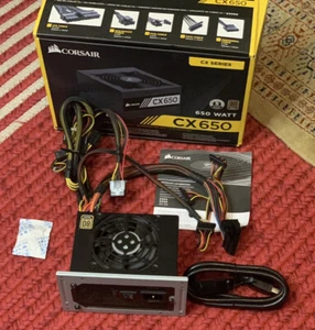 Corsair CX650 Semi Modular Power Supply Unit Open Box - Picture 1 of 7