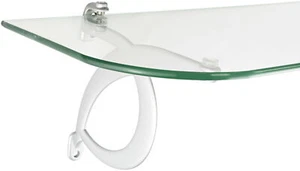 ib style® Glasregal 6mm Wandregal Glasboden inkl. Wandbefestigungen Ellis - Bild 1 von 5