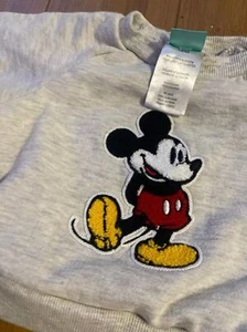 Disney Baby Mickey Mouse Sweatshirt Crew Neck - 12M - Picture 1 of 4
